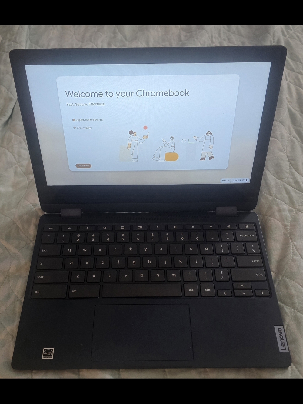 Lenovo IdeaPad Chromebook Flex 3 2-in-1 Laptop - Black
